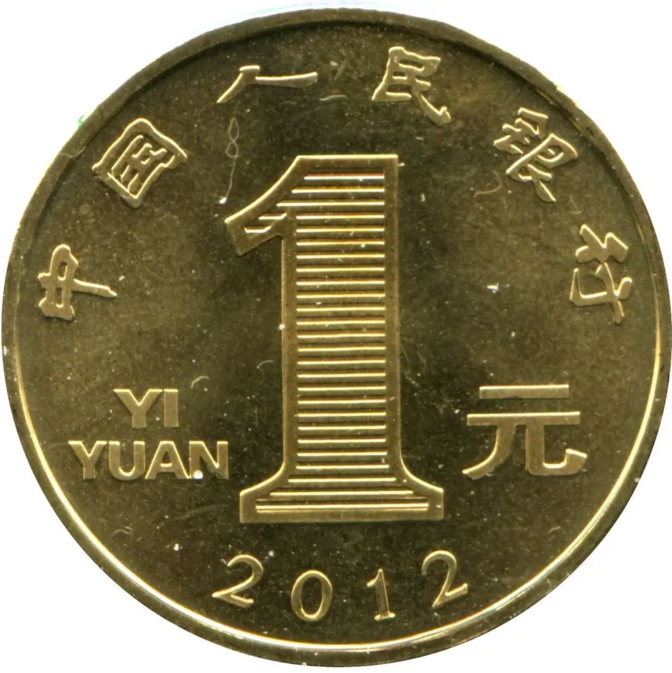 縮圖：China coin cufflinks 1 yuan festival