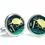 Thumbnail: Uruguay  coin cufflinks 1 Peso Uruguayo Mulita gemelos de monedas