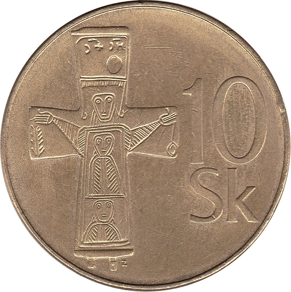 Thumbnail: One pendant of Slovakia coin