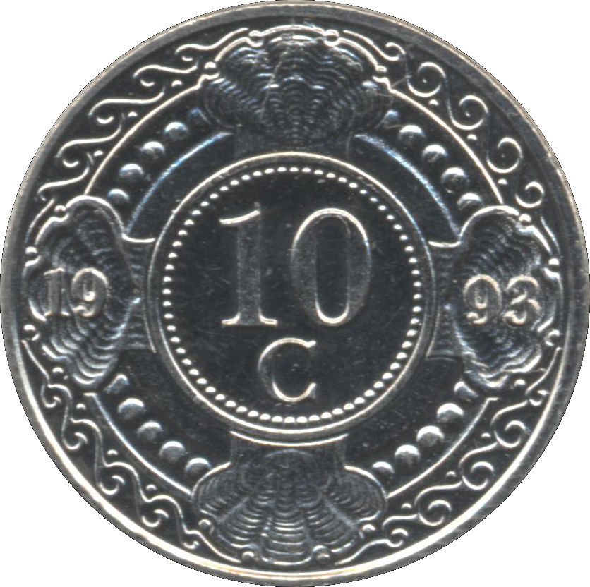 Miniatura: Netherlands Antilles coin cufflinks 10 cents Munt manchetknopen