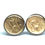Thumbnail: South Africa coin cufflinks 1 cent Two Cape sparrows