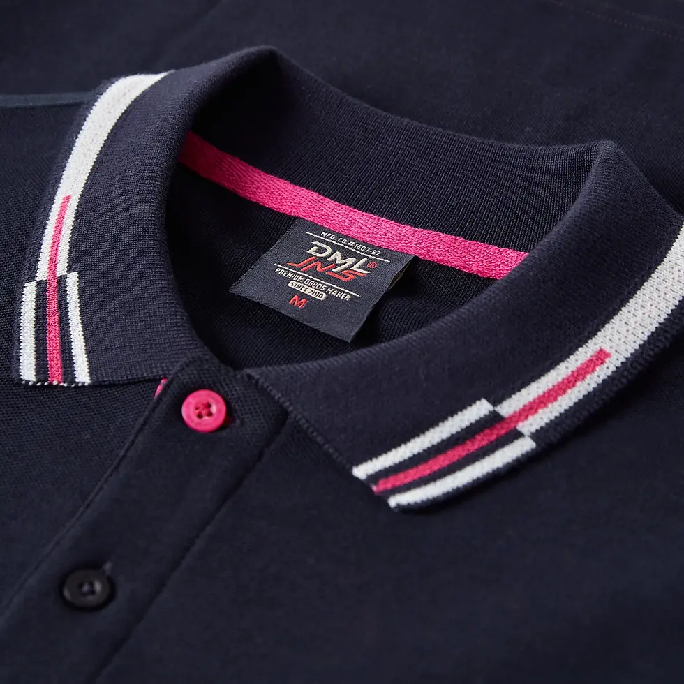 Thumbnail: DML JEANS Hexam Polo - Navy
