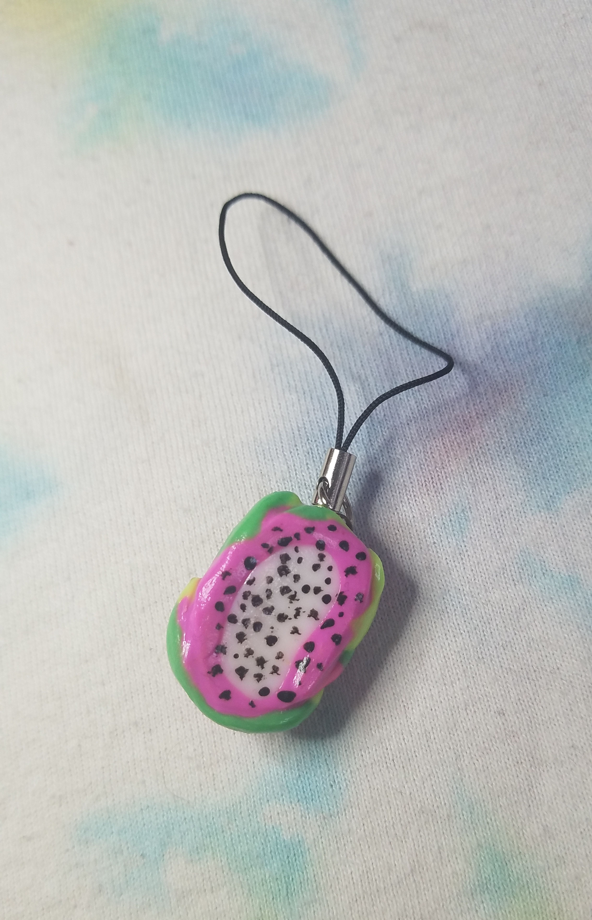 Dragon Fruit Half Slice Keychain