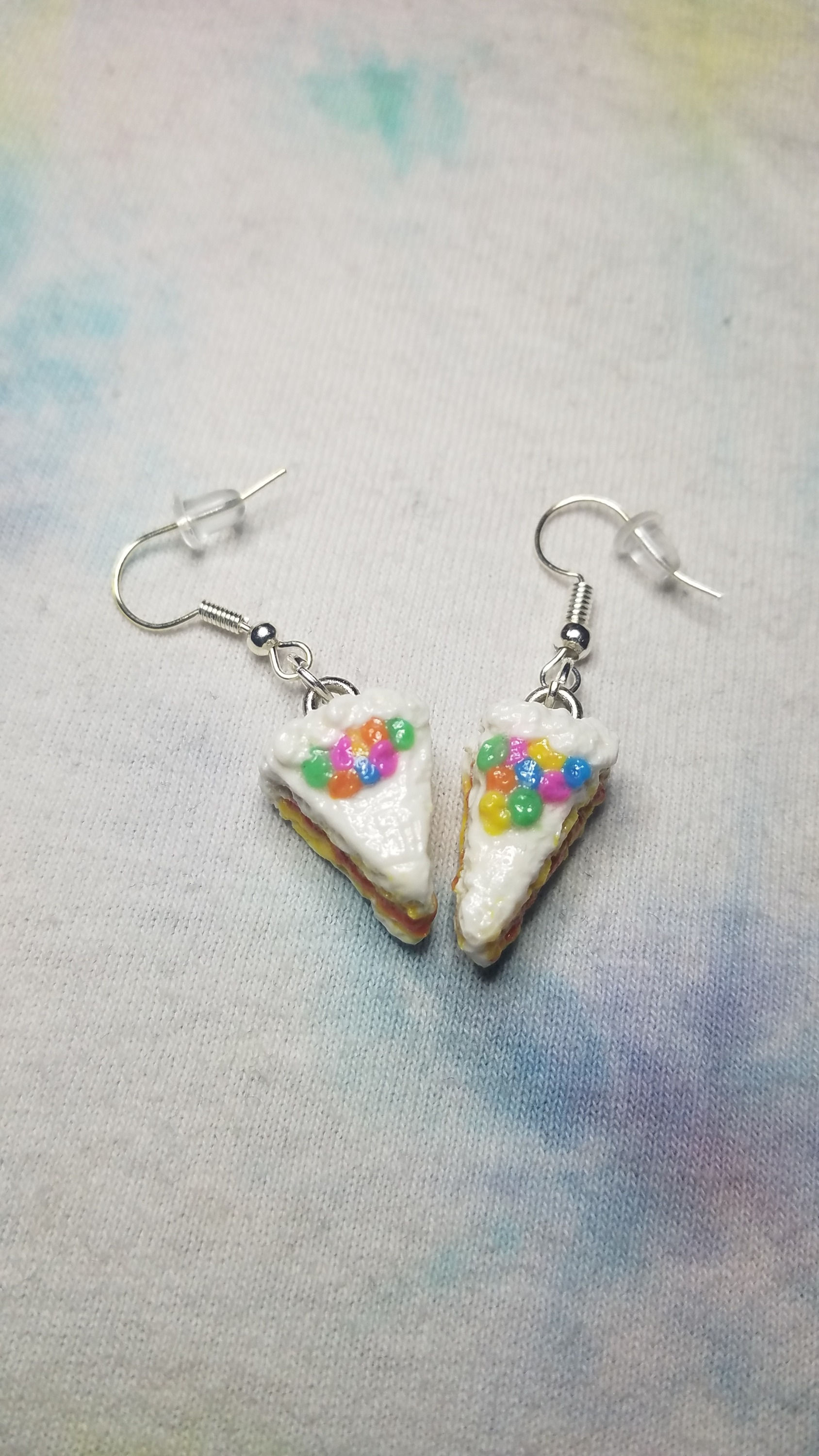 Bizcocho Dominicano Cake Slice Earrings