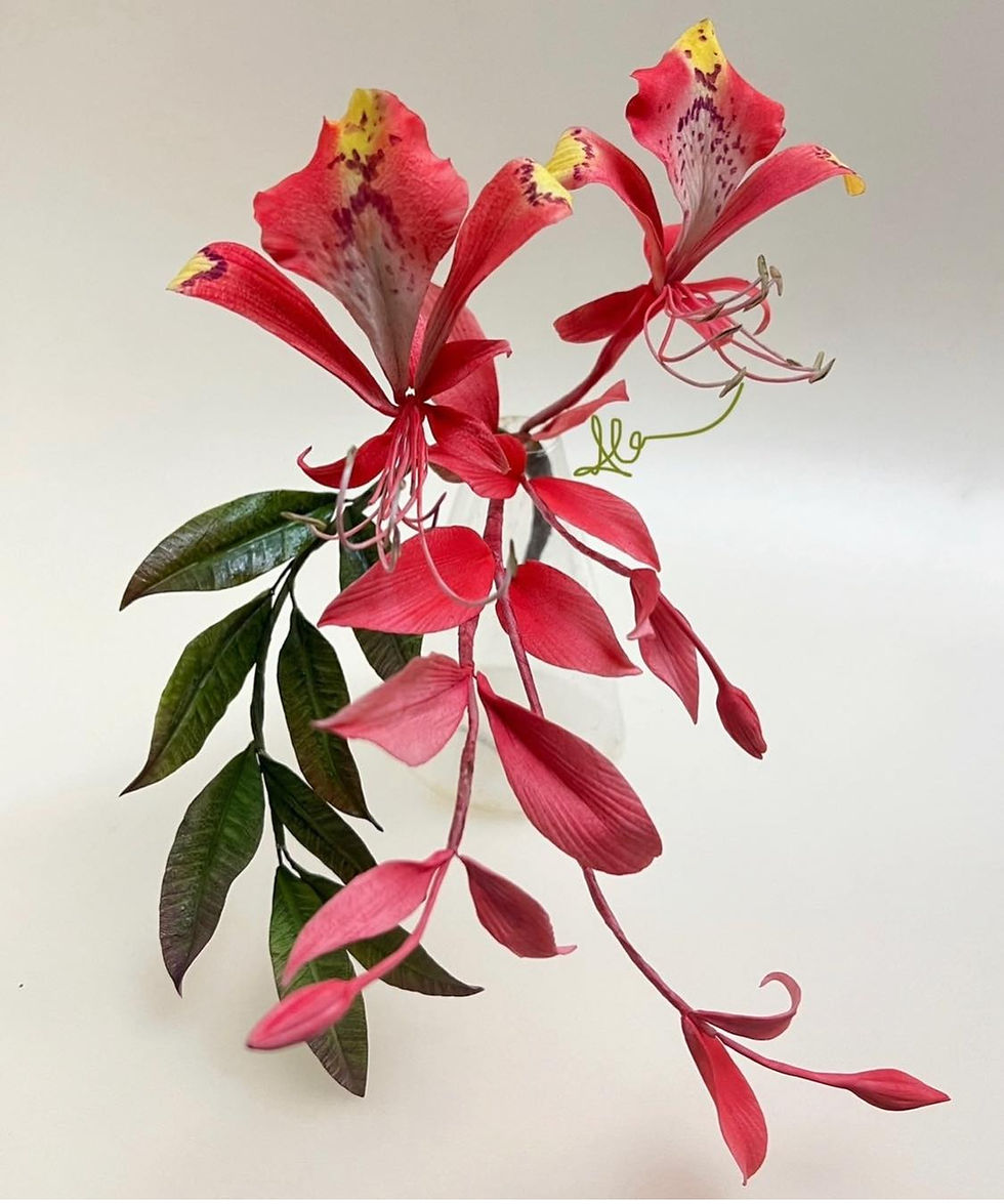 Thumbnail: Amhertsia Tree Flowers and Foliage -Online Class 