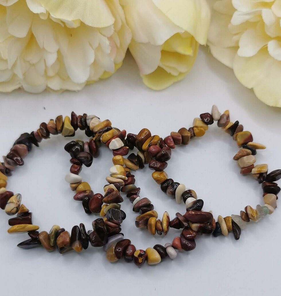 Mookaite Crystal Chip Bracelet