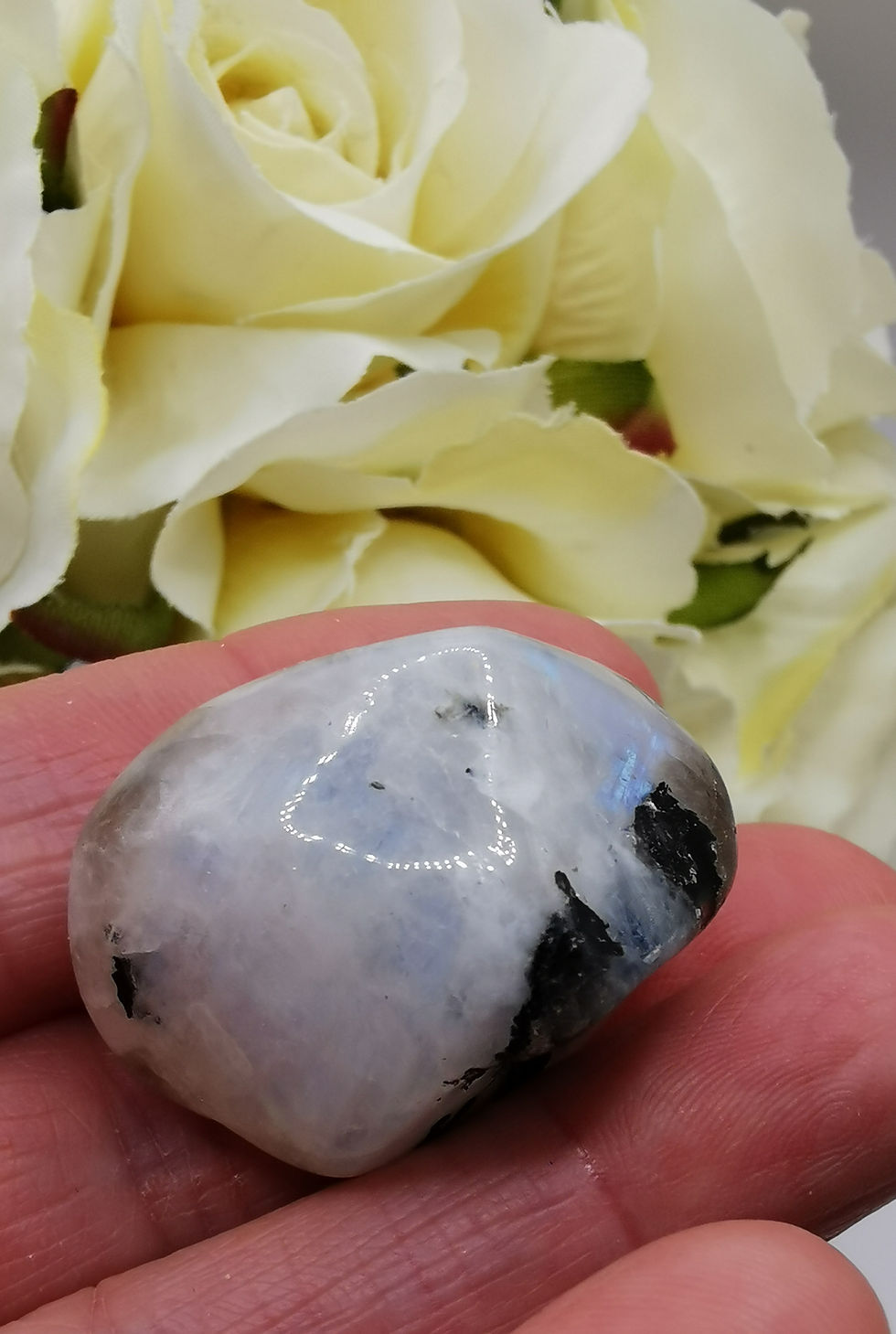 Thumbnail: Rainbow Moonstone Polished Tumblestones - Healing Crystals