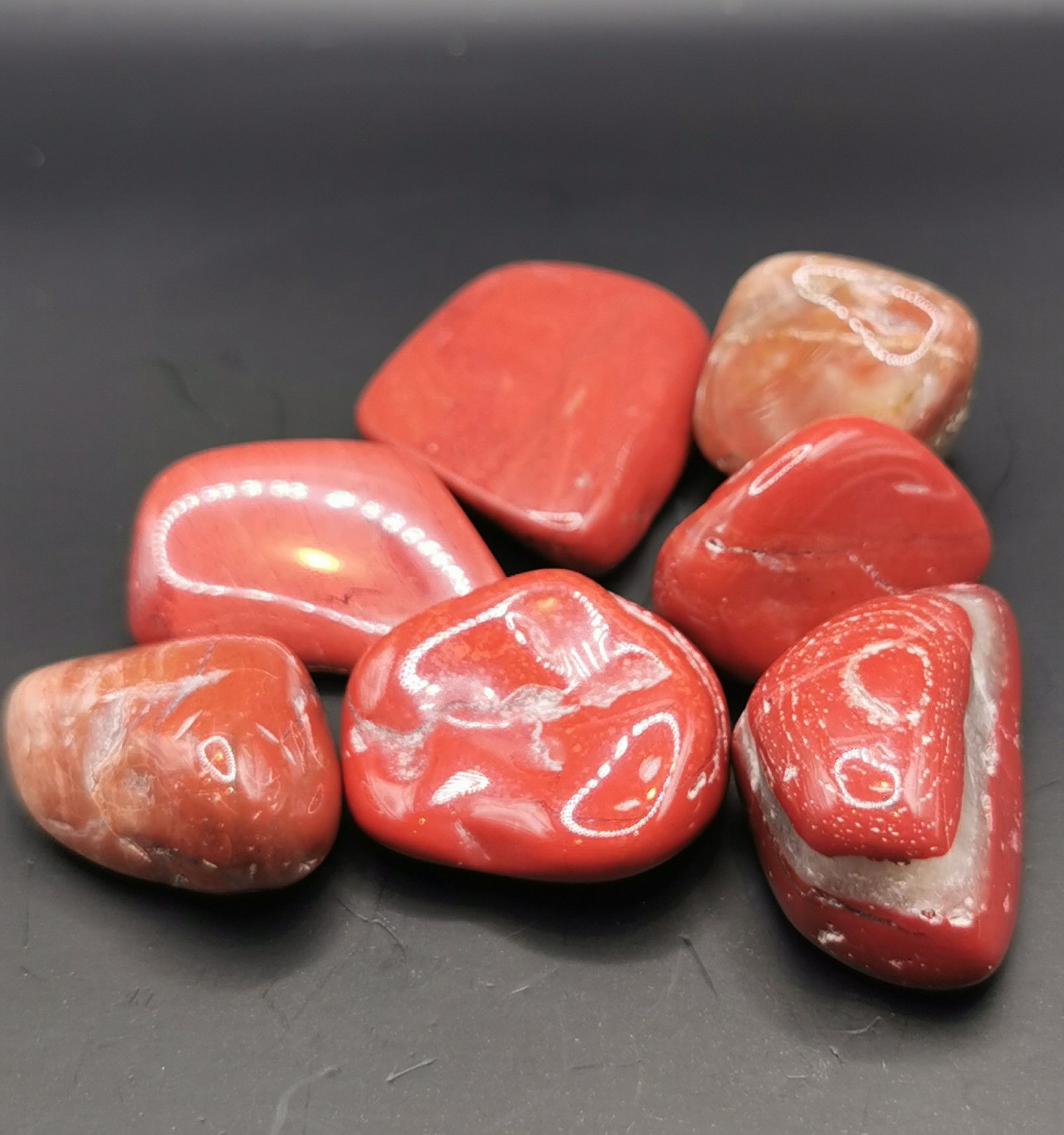 Red Jasper Polished Tumblestones Healing Crystal