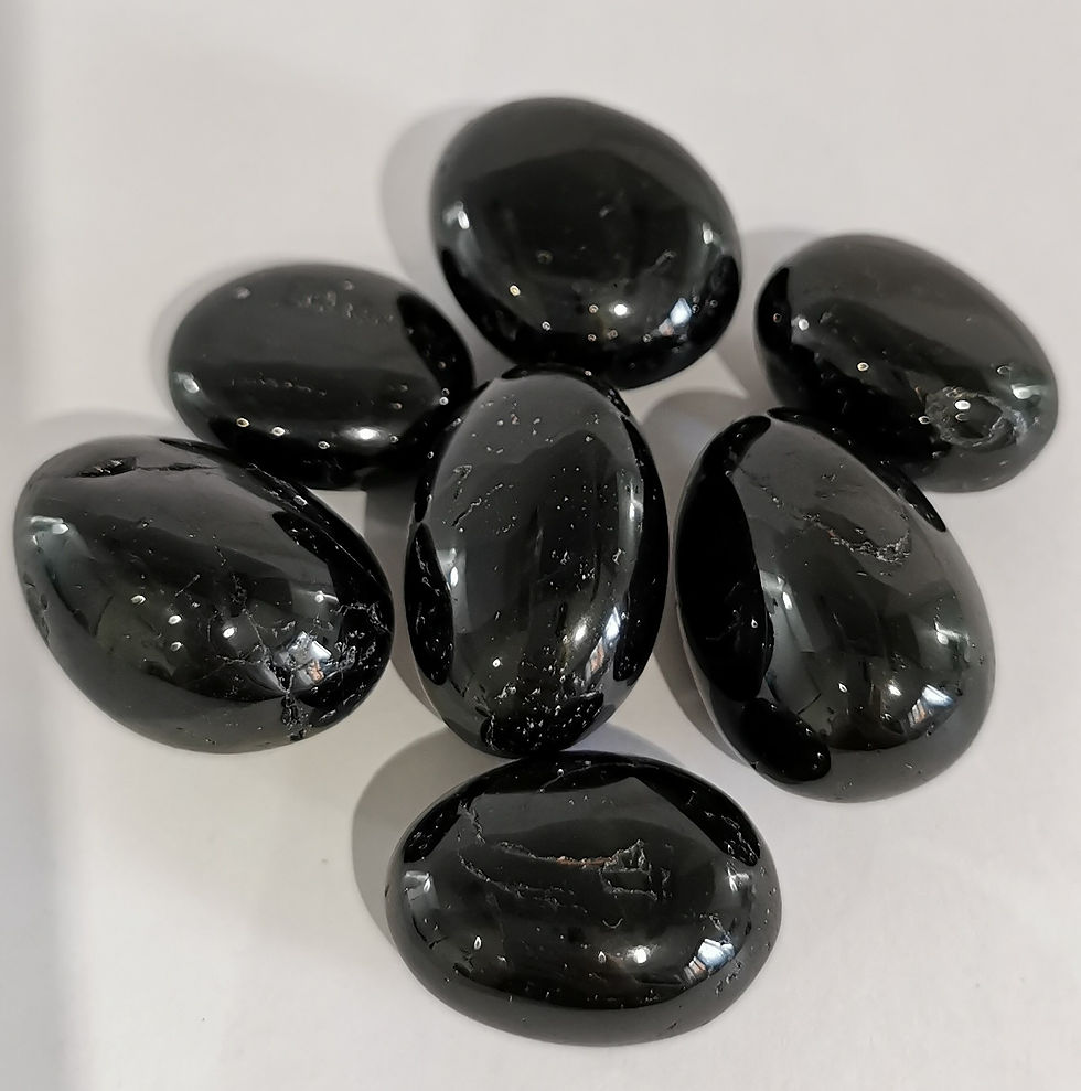 Black Tourmaline Polished Tumblestone - Healing Crystals