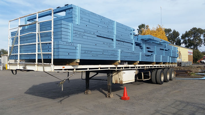Flat Packed load to your site.