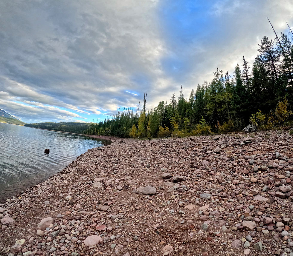 Beach at Lake View Campground