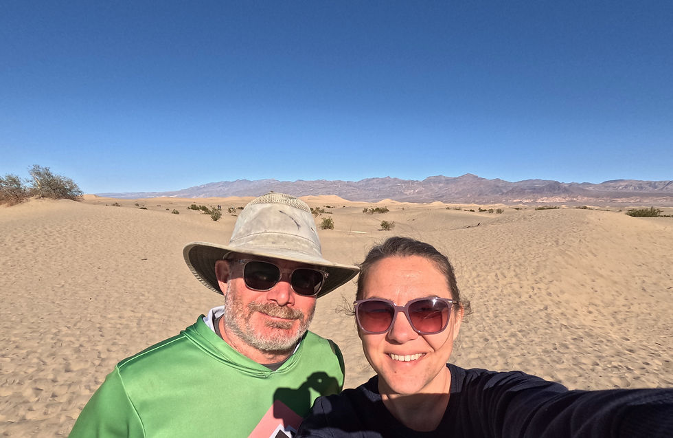 Kerouacs Cruising at Mesquite Flats Dunes