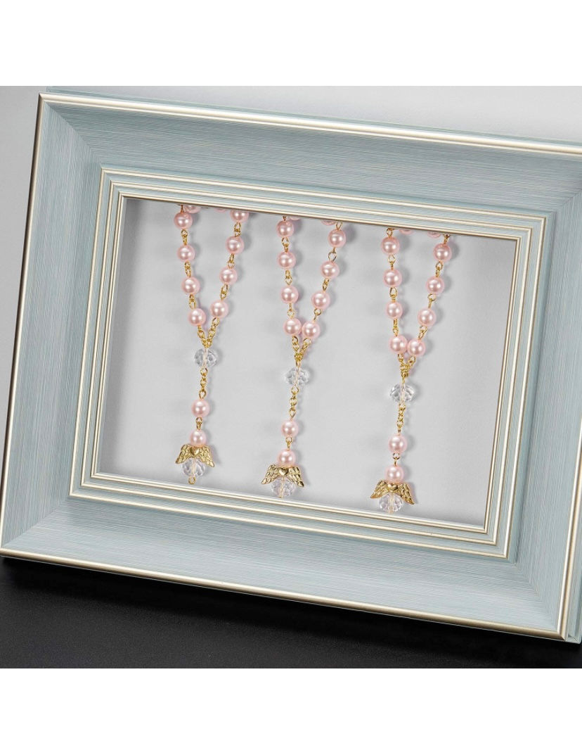 Thumbnail: Gold and Pink Angel Rosary