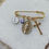 Thumbnail: 4 Charm Initial, Blue eye, Miracle Medal, Cross Pin