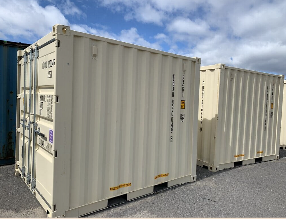 Thumbnail: Standard 10ft (3m) Shipping Container – Compact Corten Steel Body