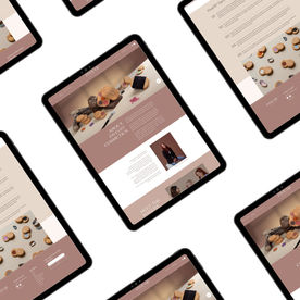 Flow Cre8tive Web Design Project | Five O5 — modern, mobile-optimised shopping experience for clean mineral makeup.