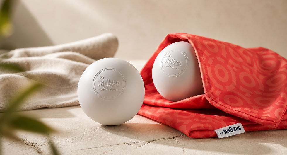 Self-massage rubber massage balls for muscle tension relief