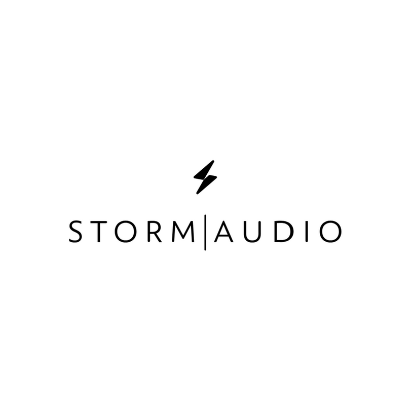 Storm Audio logo: lightning bolt and text