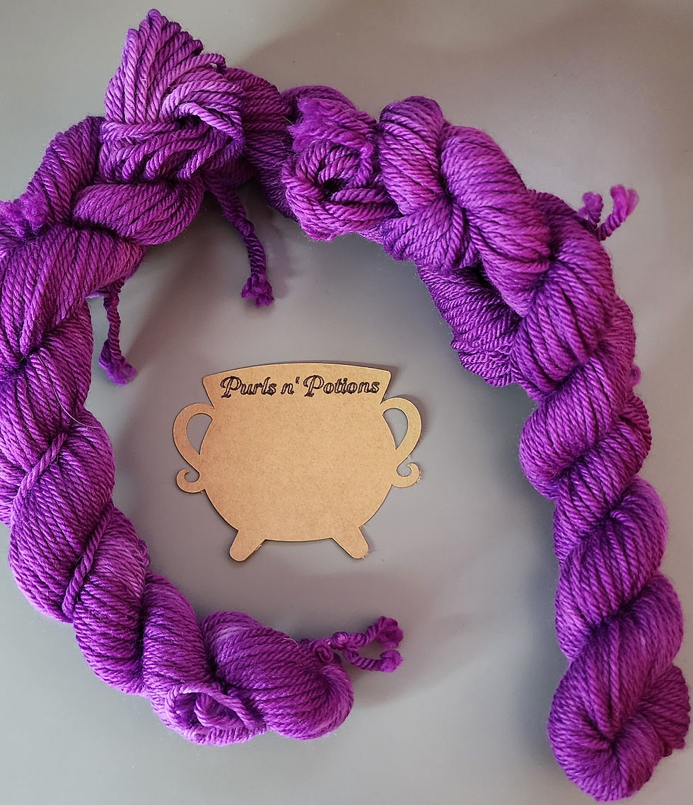 Thumbnail: Violet plum yarn
