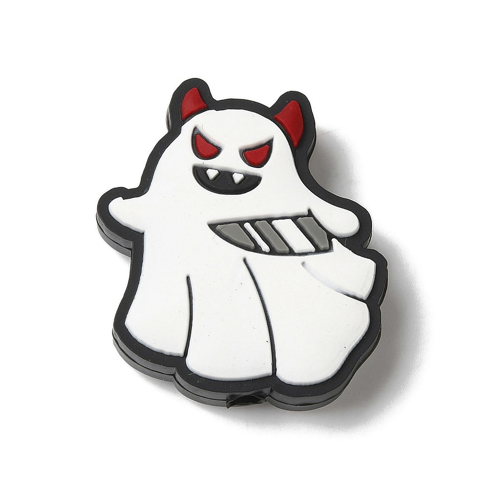 Miniatura: silicone bead
silicone
knit
point protector
point protectors
ghost with knife
smiling ghost