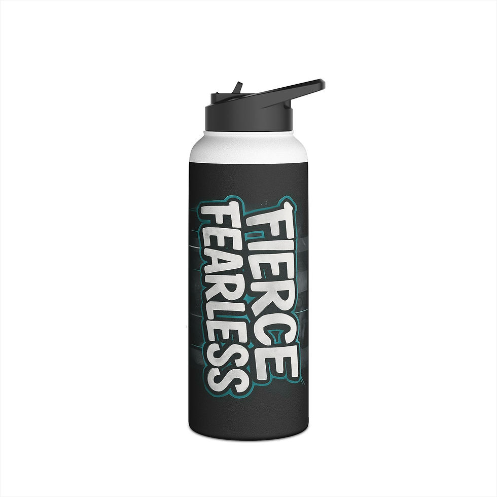 Thumbnail: Fierce & Fearless Stainless Steel Water Bottle 