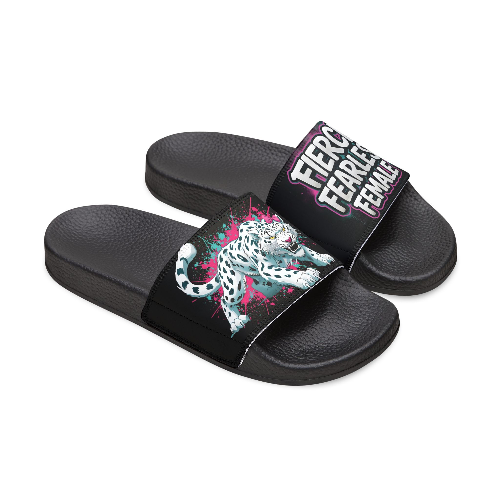 Women's FFF Slide Sandals — Removable Strap Beach Slides