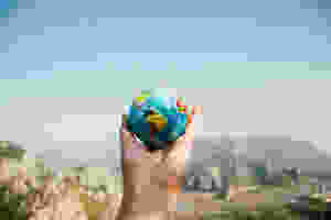 Travel agent globe