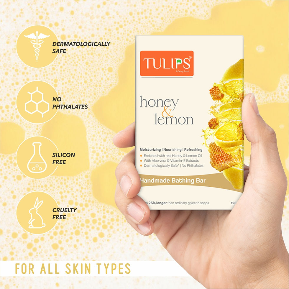 Thumbnail: Honey & Lemon Handmade Bathing Bar Soap (125 g)