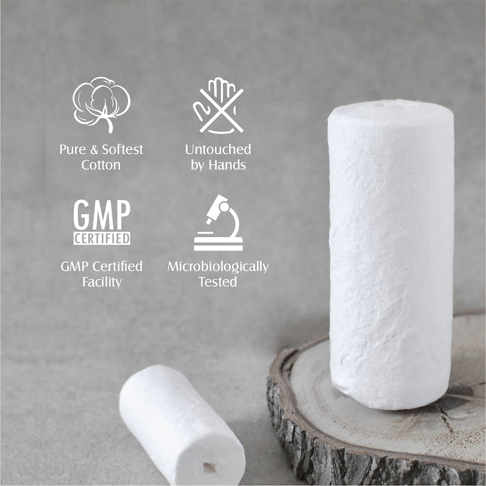 Thumbnail: Absorbent Cotton Roll (100 gm in a Ziplock Bag)