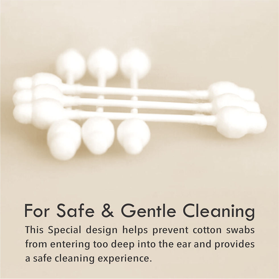 Thumbnail: Safety Eco Friendly Cotton Ear Buds/ Swabs (50 Sticks in a Box)
