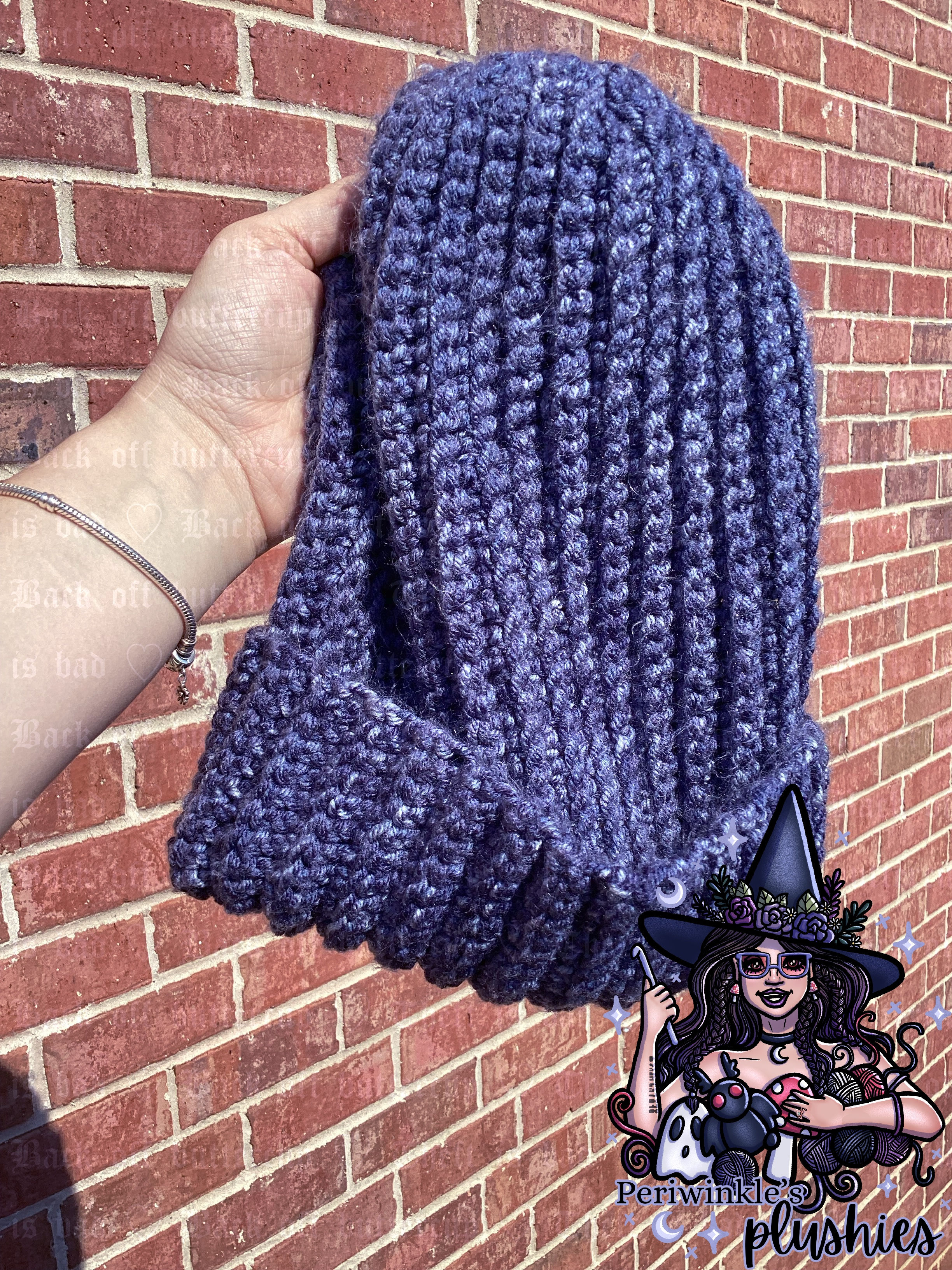 Blue Simple Adult Size Beanie