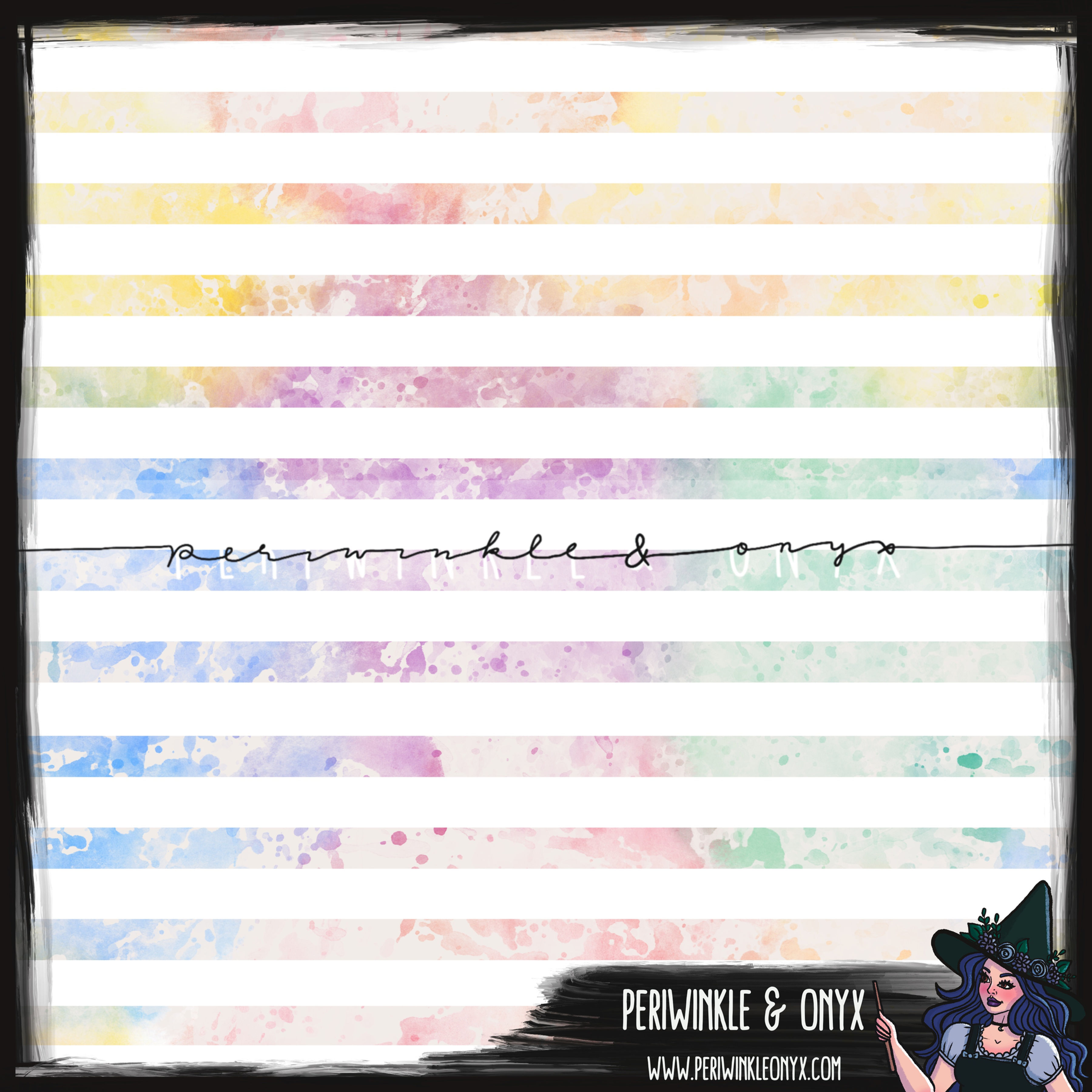 Pride Books Pastel Stripes Coordinate Seamless Pattern