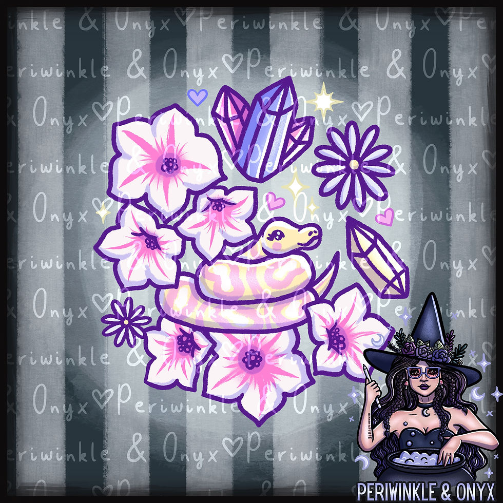 Snakes & Petunias PNG