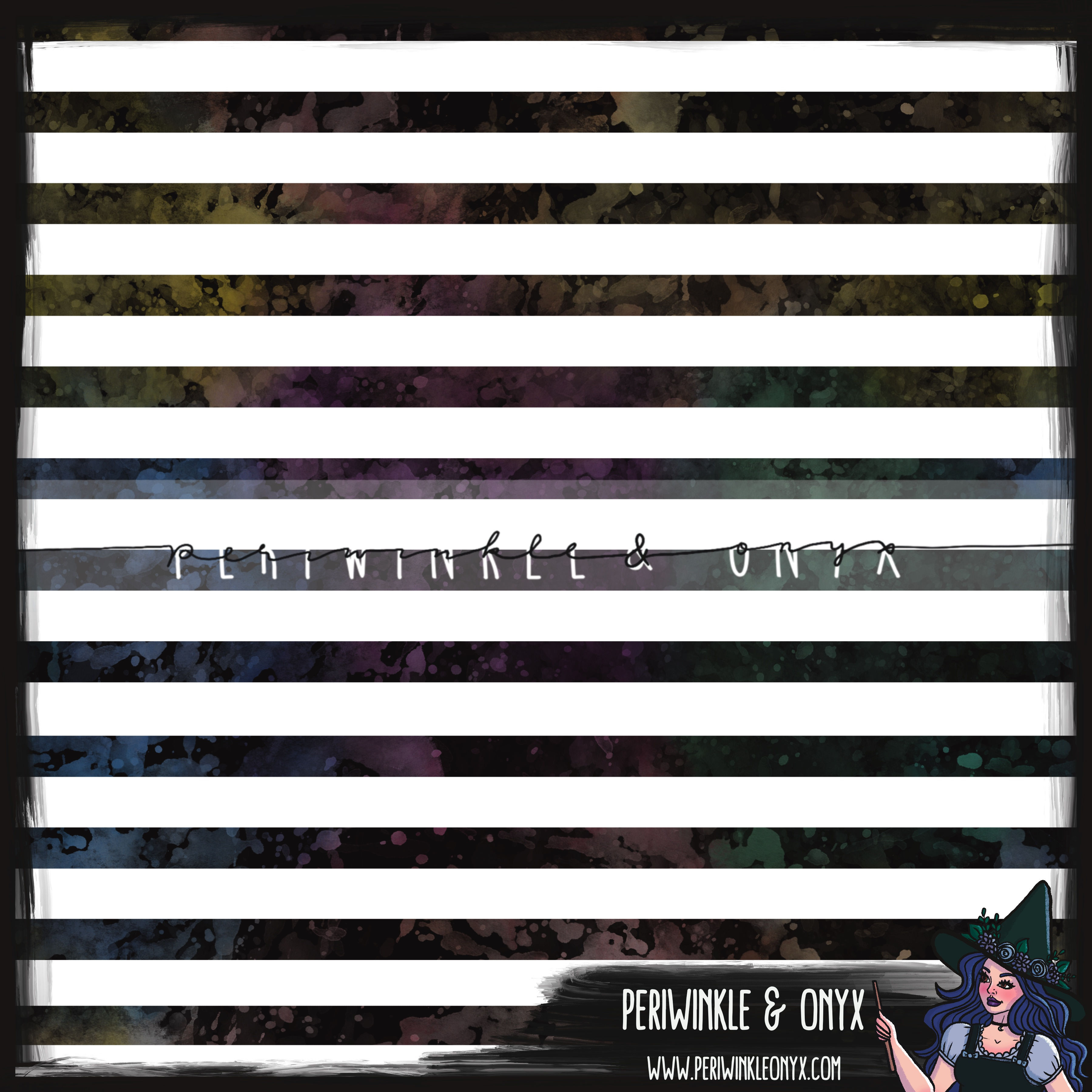 Pride Books Charcoal Stripes Coordinate Seamless Pattern