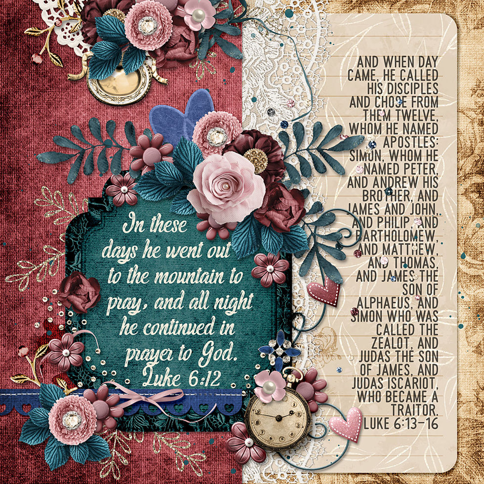 All Night in Prayer - Wedding Bouquet
