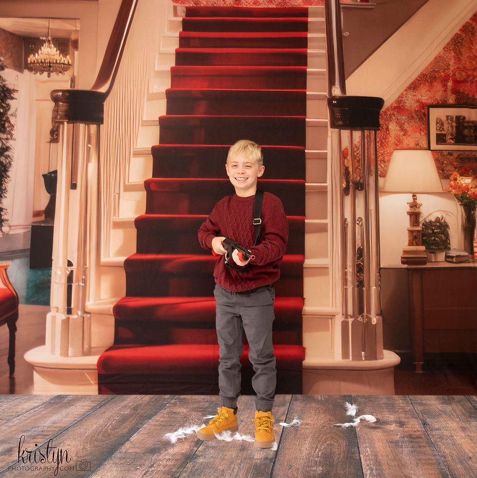 Home Alone Photo Session