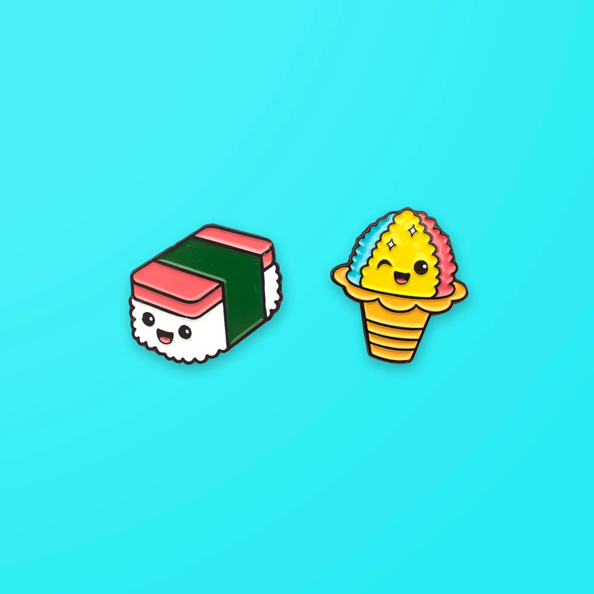 Musubi & Shaved Ice Pin Set
