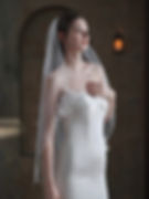 Thumbnail: Floral Lace Pearl Veil