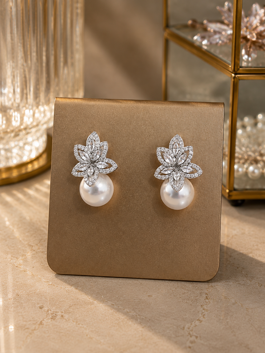 Pearl Bridal Earring