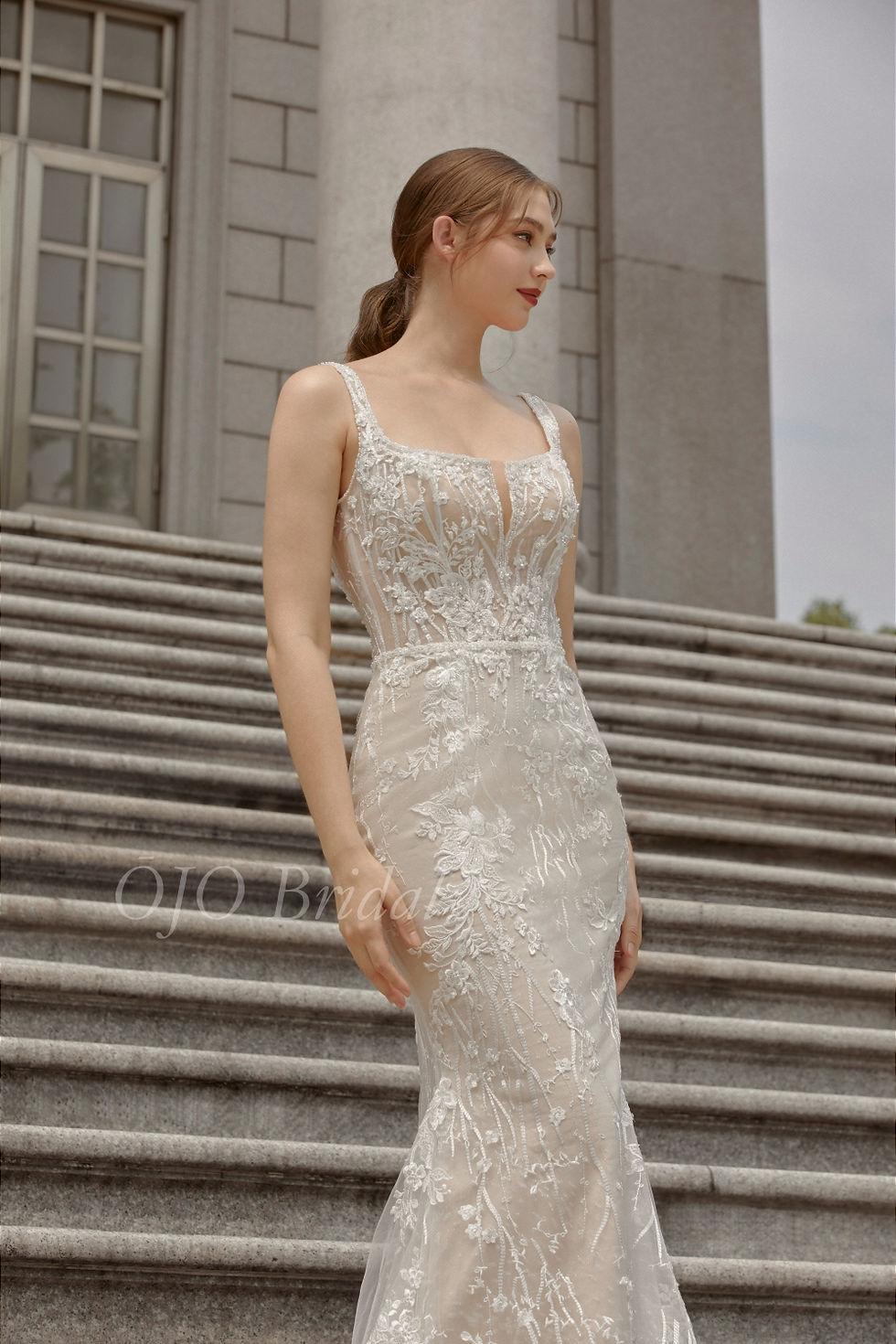 Thumbnail: OJ Sapphire Mermaid Wedding Gown