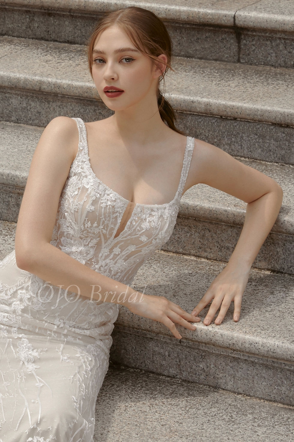 Thumbnail: OJ Sapphire Mermaid Wedding Gown