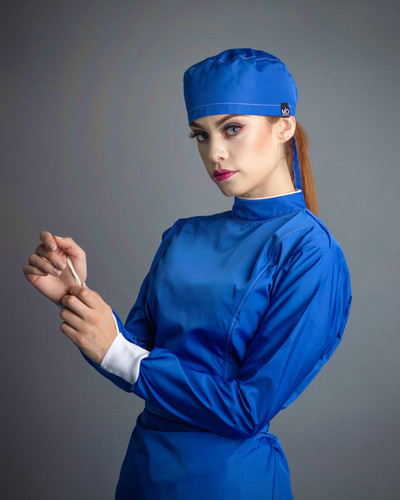 SCRUBS COAT ROYAL BLUE