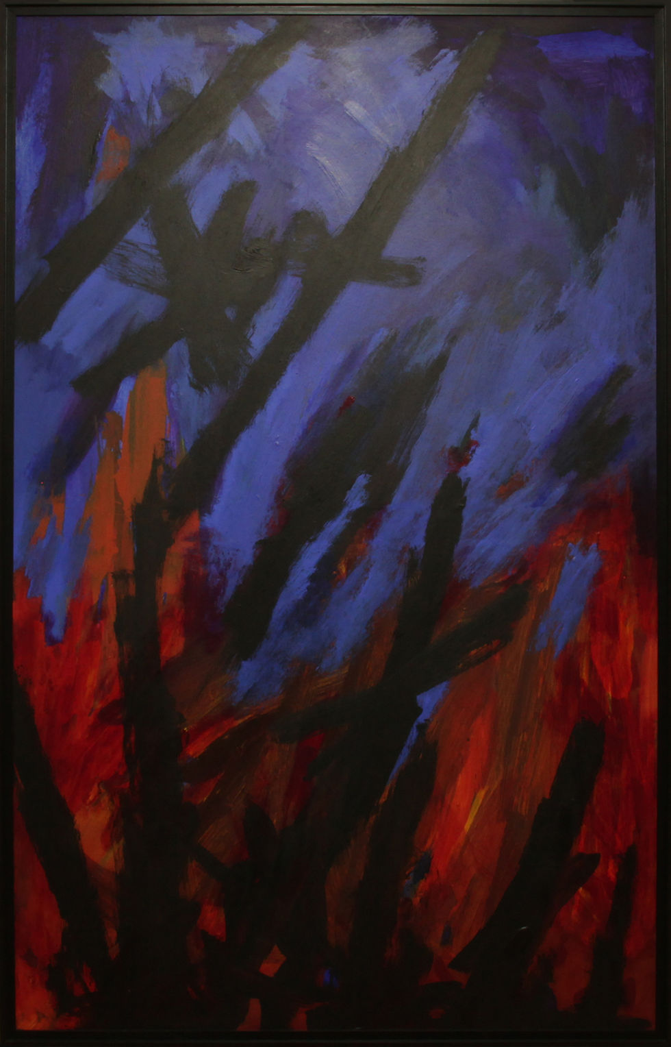 Bosque Majestuoso-2020 . Acrilico_tela . 130x80cm