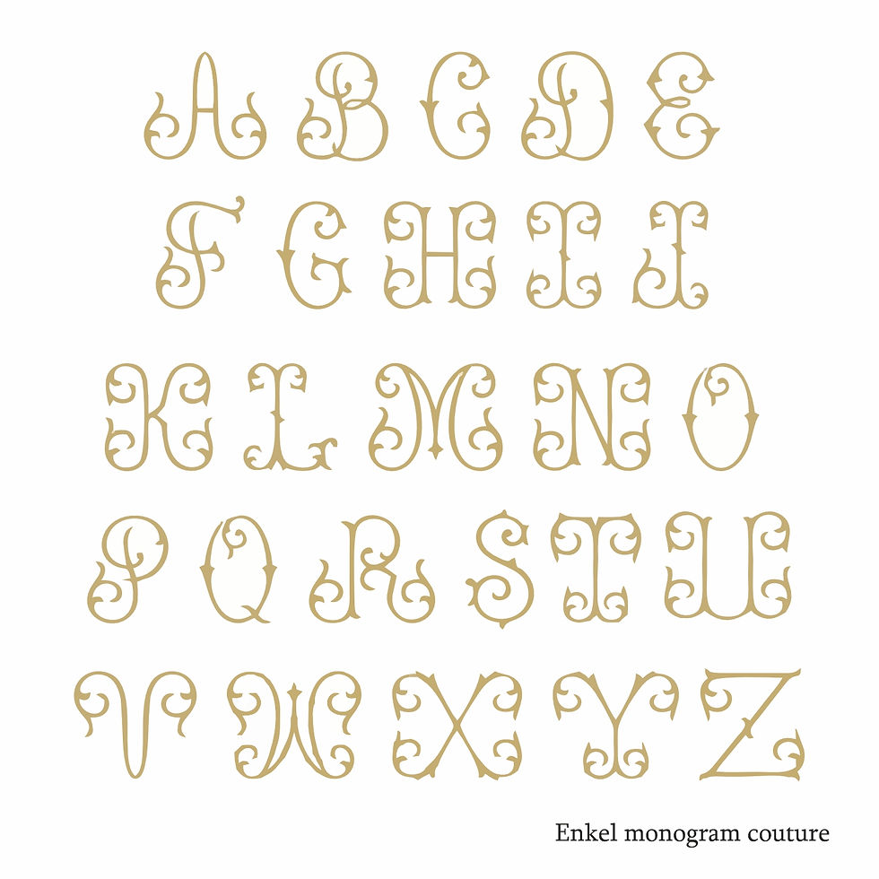 Thumbnail: Bruidsboeket omslag met namen geborduurd