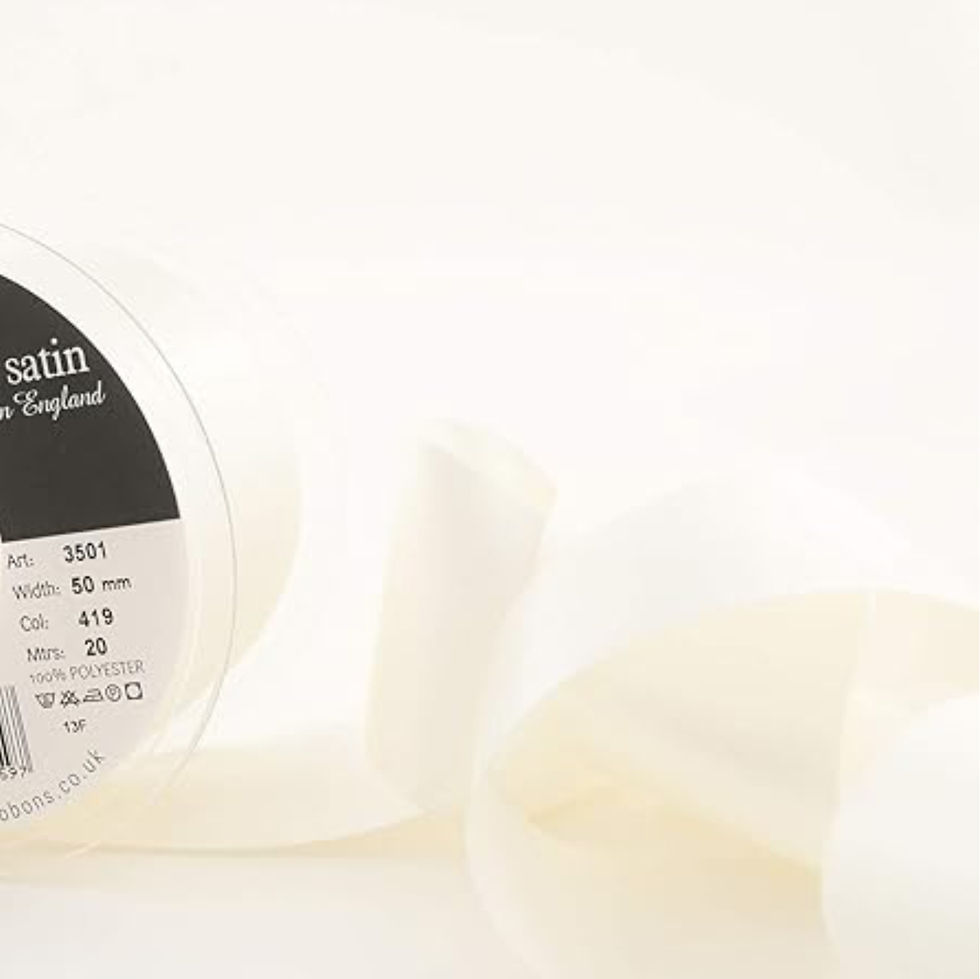 Thumbnail: Bruidsboeketlint gepersonaliseerd met monogram