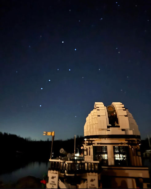 Observatory under the stars