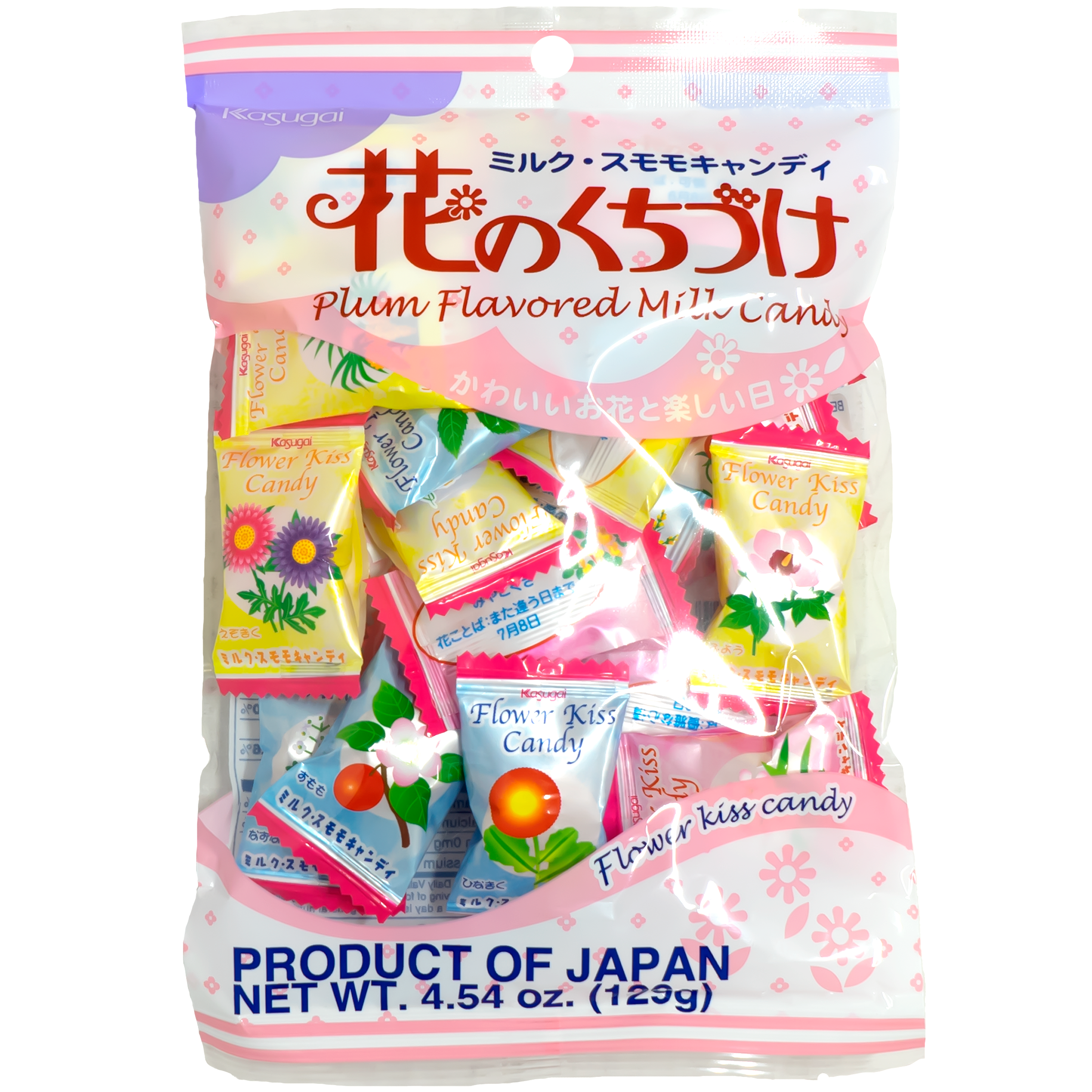 01620 - Kasugai Plum Flavored Milk Candy, 5.82 oz, 24-Count
