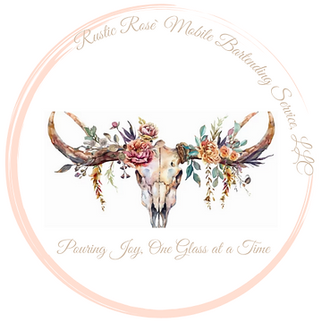 Rustic Rose Mobile Bartending Logo