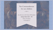 Ten Commandments for our children