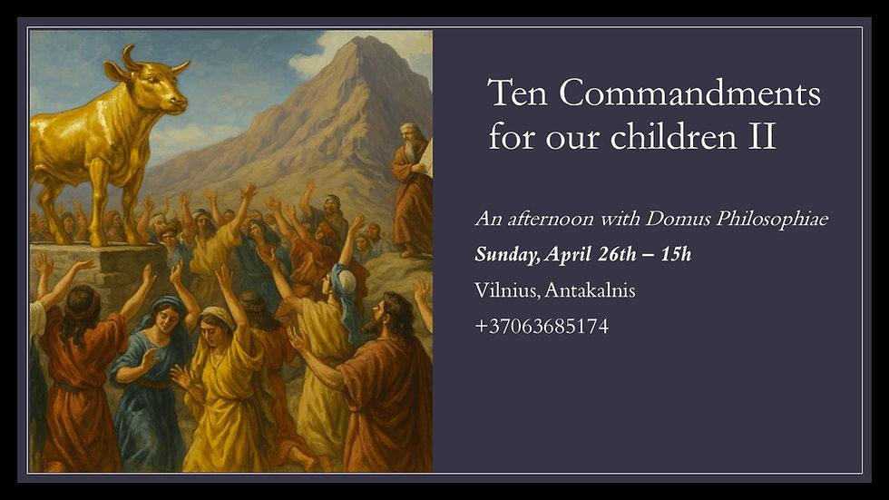 Ten Commandments for our Children II